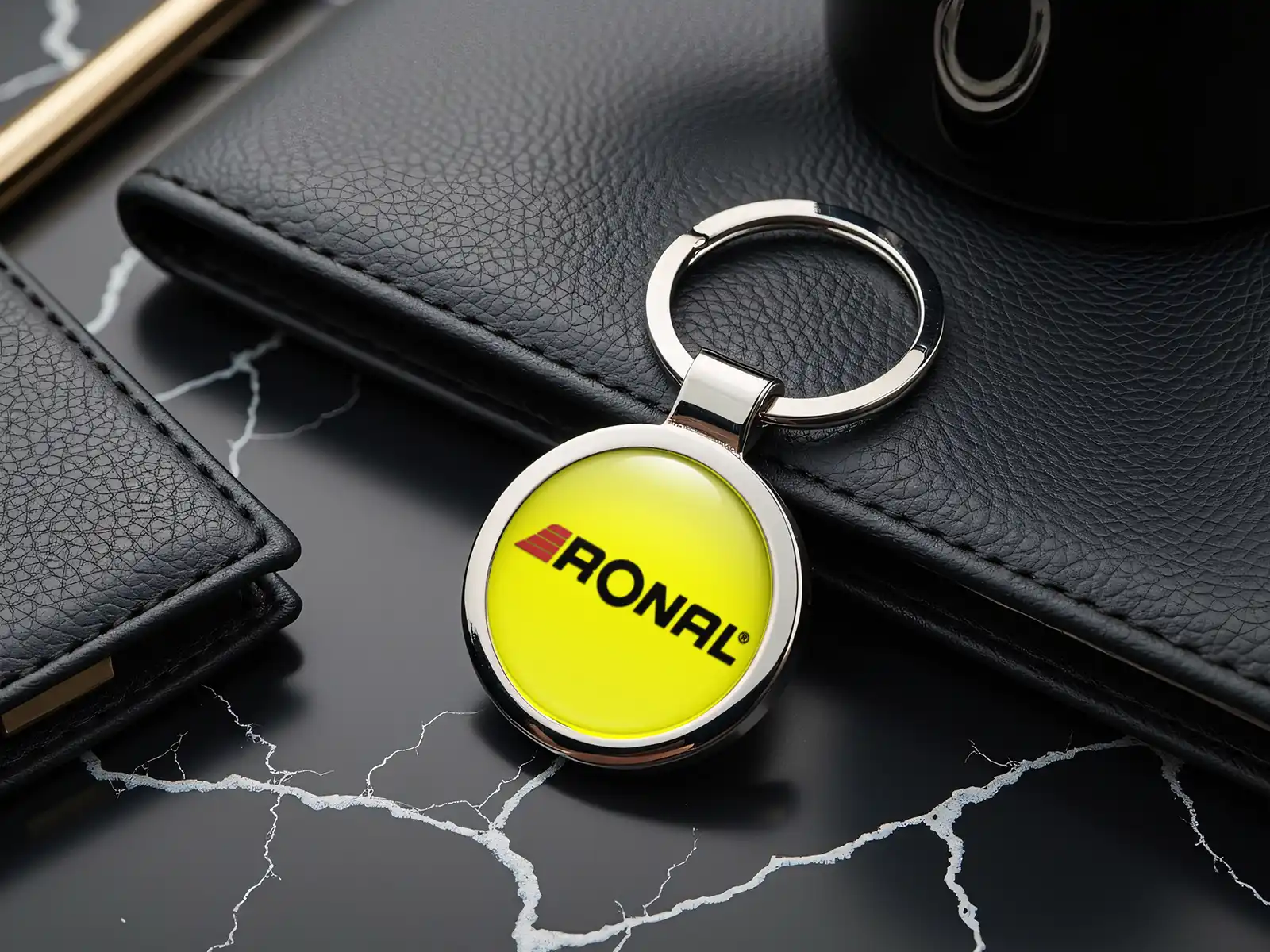 Ronal Anelli Chiave Personalizzati Lega Logo Durevole
